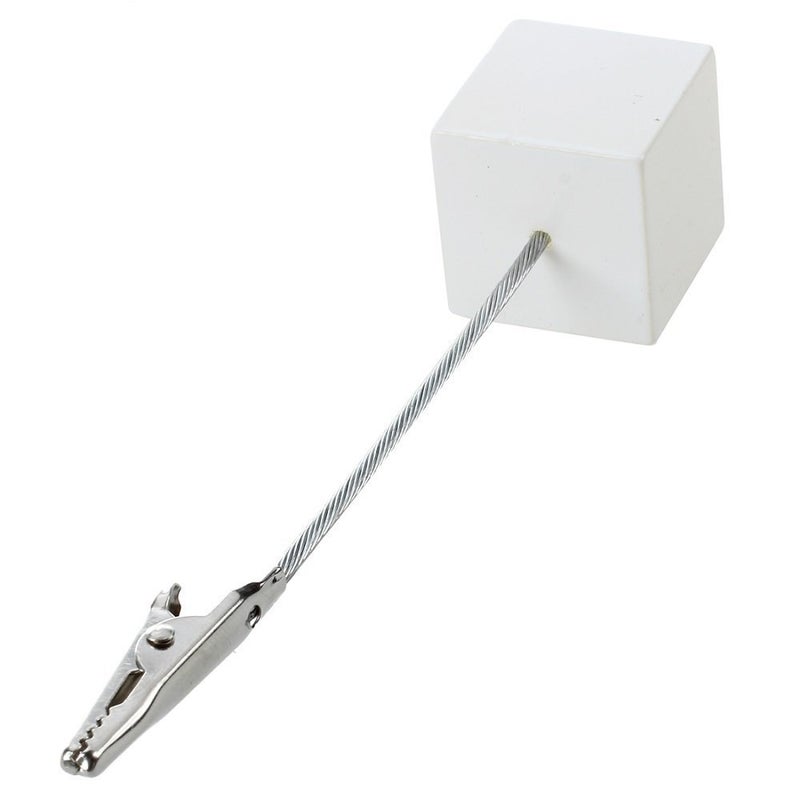Xiaoyztan Memo Clips Holder,White Cube Table Number Holders,Paper Note Clip for Office Home Use, Office Memo Holders, Desk Accessories and Workspace Organizers,Pack of 10 - Image 3